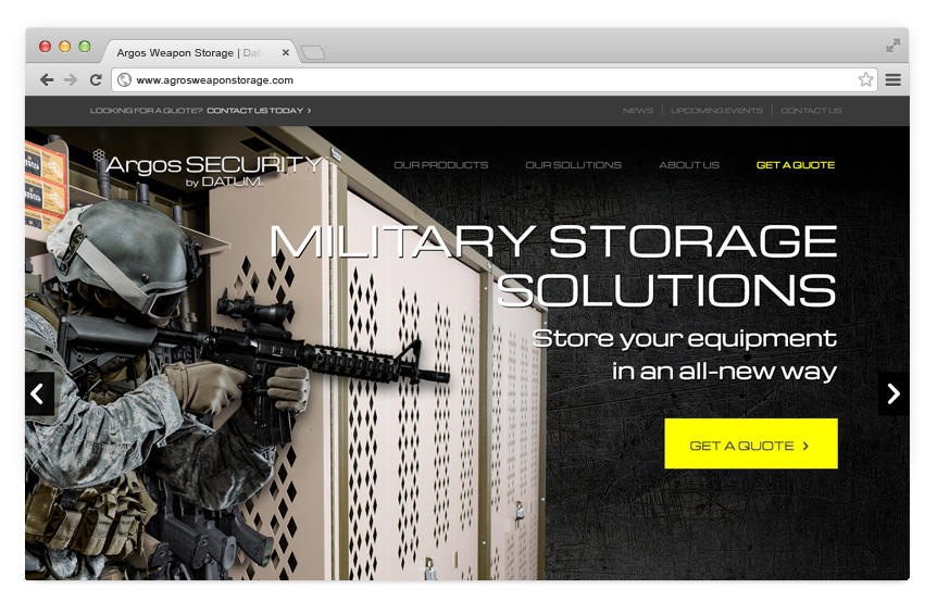 ArgosSECURITY™-weapon-storage-responsive website design 001