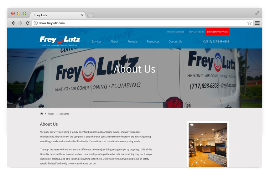 Frey Lutz Responsive Website Redesign 002