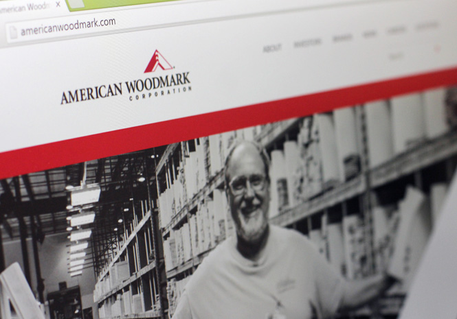 Website Design for American Woodmark by Visual Impact Group