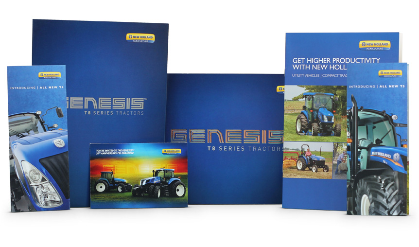 New Holland Agriculture genesis tractor product launch by visual impact group