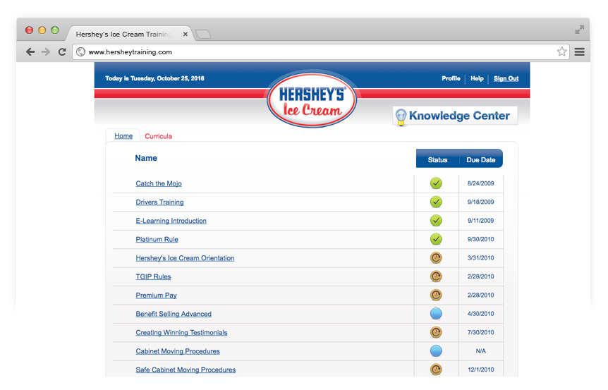 Hershey's-Ice-Cream-Learning Management System-002