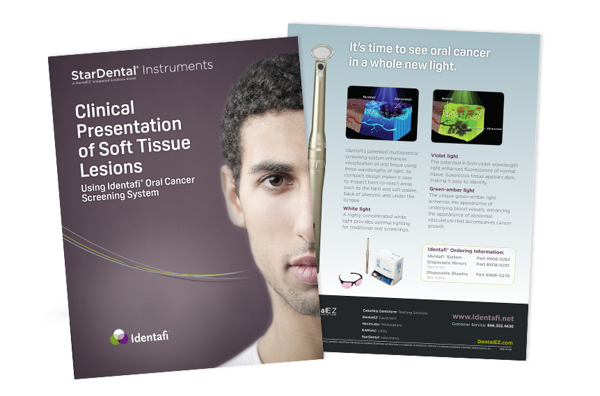Identafi® Clinical Handouts Sales Brochure Designs