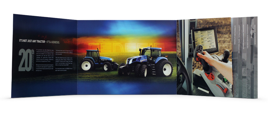 New Holland Agriculture product launch brochure