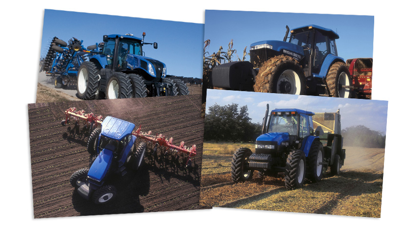 New Holland Agriculture social media assets for product launch