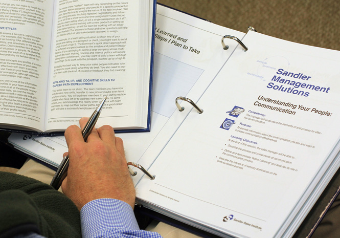 Print Collateral for Sandler Training by Visual Impact Group