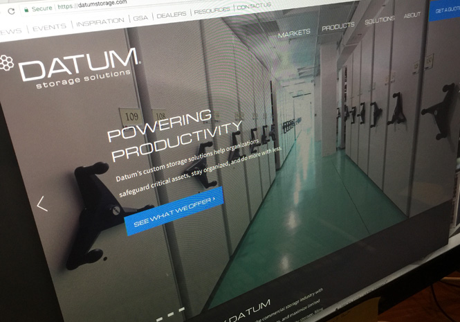 Website Design & Marketing for Datum Storage Solutions by Visual Impact Group